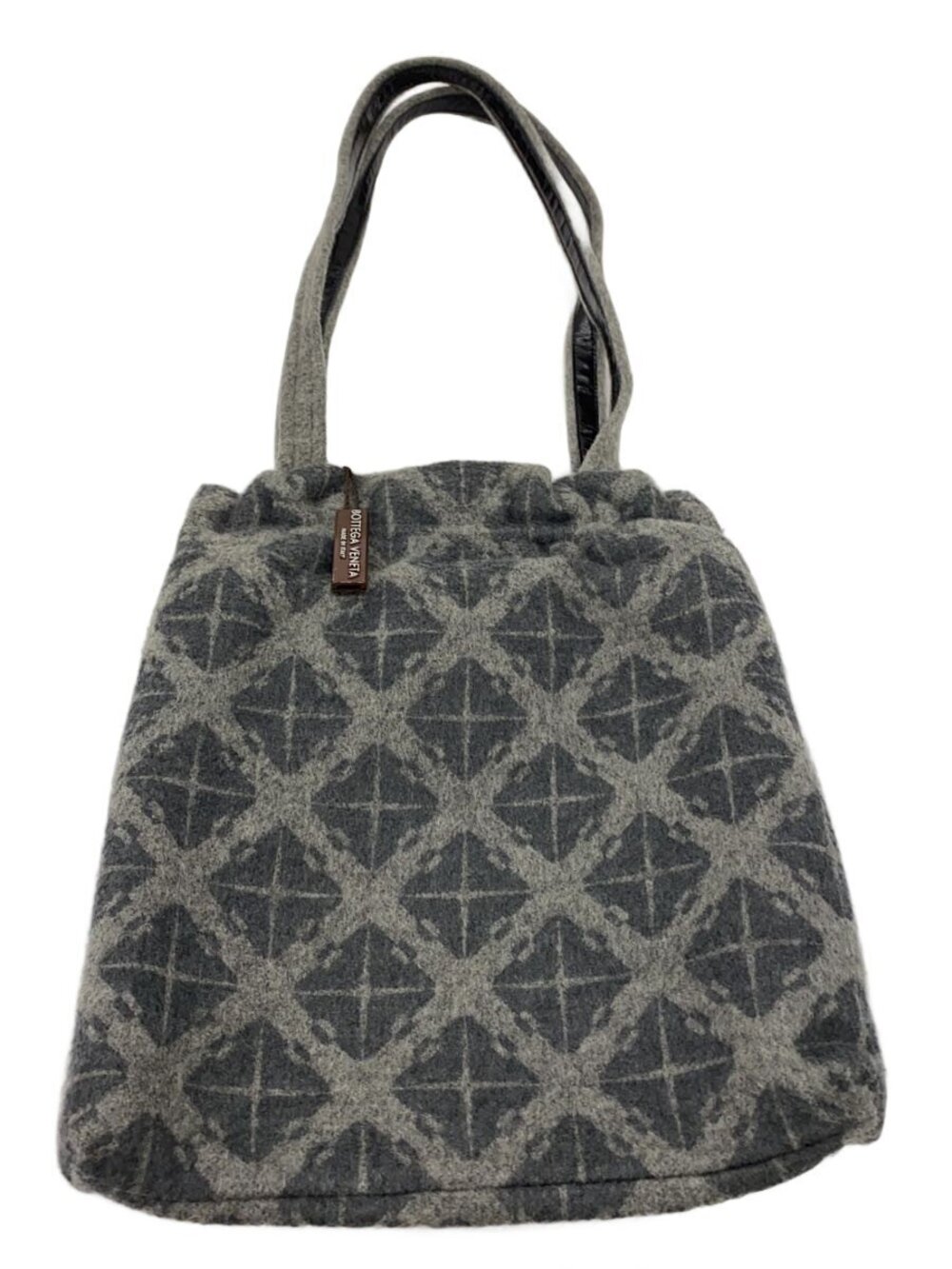Bottega Veneta Handbag Gray All over